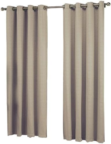 Set of 2 Gramerly Textured Curtain Panels with Grommet Top