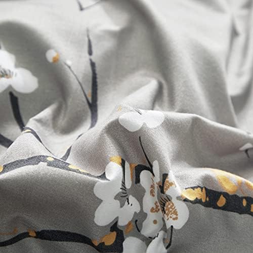 UOZZI BEDDING Branch Style Queen Duvet Cover Set with 2 Pillow Shams
