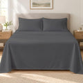 King Sheet Set, 4-Piece 16" Deep Pocket, Egyptian Cotton, Dark Grey