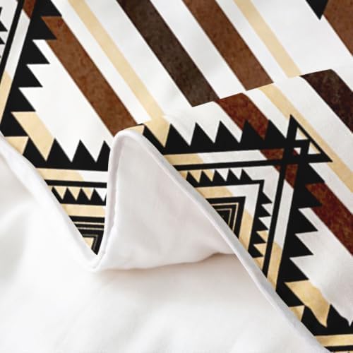 Feelyou Western Duvet Cover 100% Cotton Queen Size Boho Southwestern
