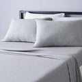 Amazon Basics 4 Piece Bed Sheets Set, 100% Cotton Jersey, Includes