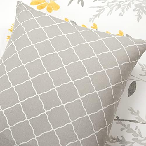 Lush Decor Aprile Reversible Soft Cotton Duvet Cover, 3 Piece Set