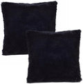 YOUR SMILE Pack of 2, Decorative New Luxury Series Merino Style Fur