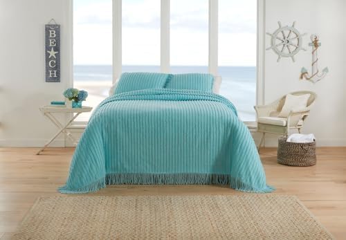BrylaneHome Chenille 100% Cotton Bedspread