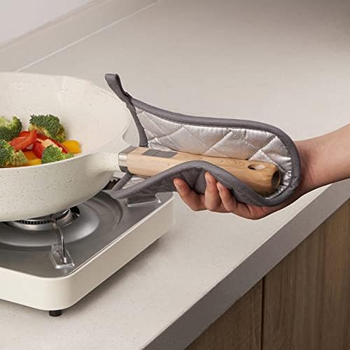 Kitchen Pot Holders Set Heat Resistant Pure Cotton Potholders Kit