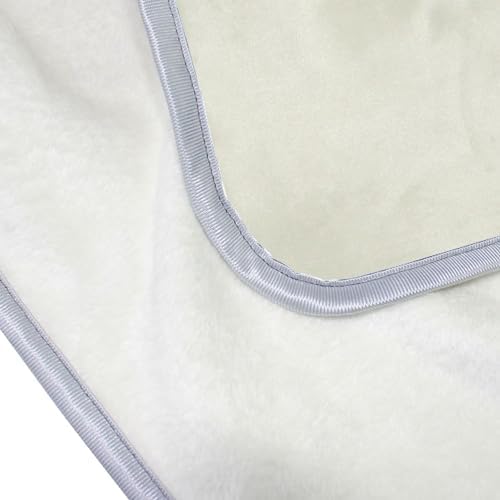 Beige Plush Throw Blankets for Bed Couch and Living Room Suitable