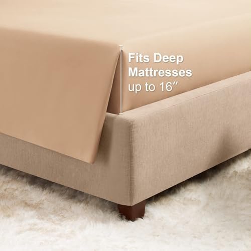 Empyrean Queen Sheets Set - 110 GSM 6 Piece Bed Sheets for Queen Size