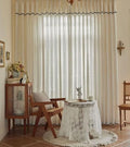 Sheer Drapes 108 Inches Long 2 Panels, Sheer Bedroom Curtains Grommet