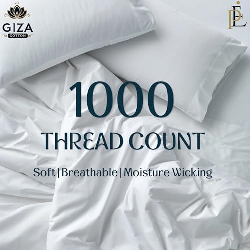 Ivory Color, Split King Sheets Set for Adjustable Split Bed