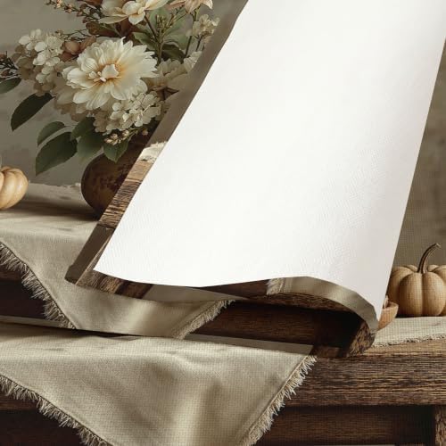 Placemat Set of 12 Washable Linen Textured Place Mats for Dinner