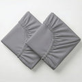 2-Pack Queen Fitted Sheet, 100% Cotton Sheets, Percale Cotton Weave