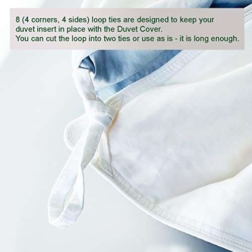 Long-Staple Cotton Duvet Cover Set - Queen Size