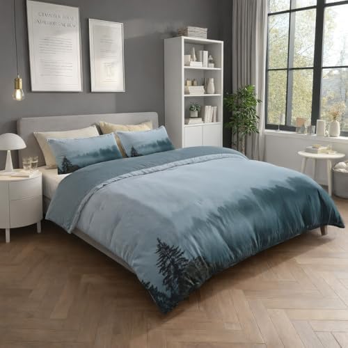 Super Soft Duvet Cover Set Microfiber Bedding Set Mystical Nature