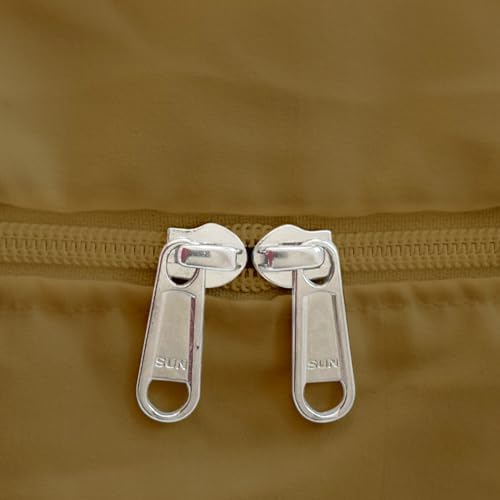 Queen Size Microfiber Zipper Fitted Sheet 16" Deep Pocket- Taupe