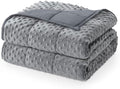 Cottonblue Weighted Blanket 12lbs for Adults, Cooling Breathable Minky