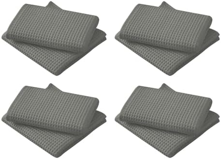 4 Pack 11.8x11.8 Inch Microfiber Cleaning Cloth for Glasses, Washable