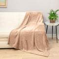 Northwest HGTV Super Luxe Faux Fur Throw Blanket, Ultra Soft