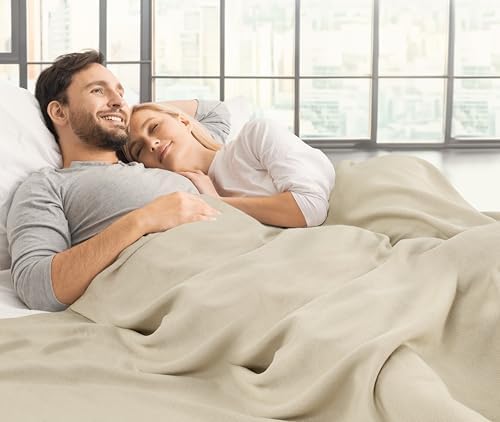 Utopia Bedding Soft Jersey Knit Blanket Camel King (90x102 Inches)