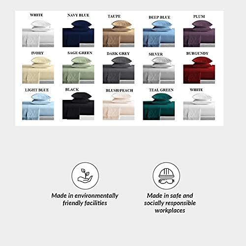 Kamas 4PC Sheet Sets Full Taupe 1000 Thread Count Egyptian Cotton