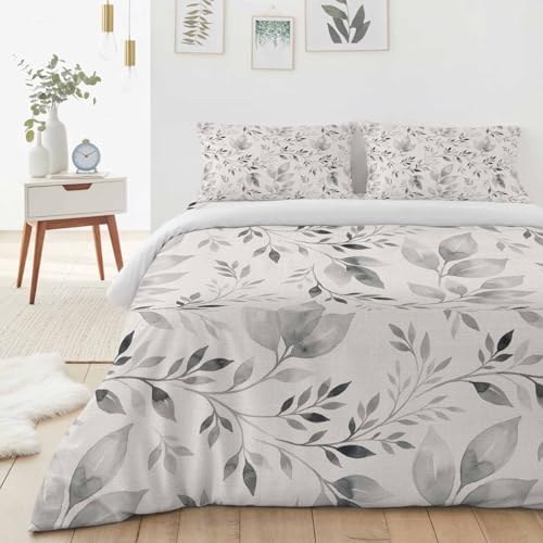 Vintage Botanical Duvet Cover Full Size Bedding Set 4 Pieces, 1
