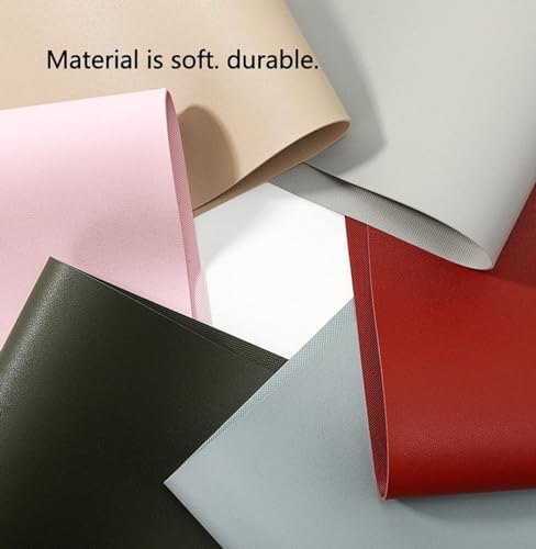 Table Mats, Placemats Washable Heat Resistant Faux Leather Multicolor