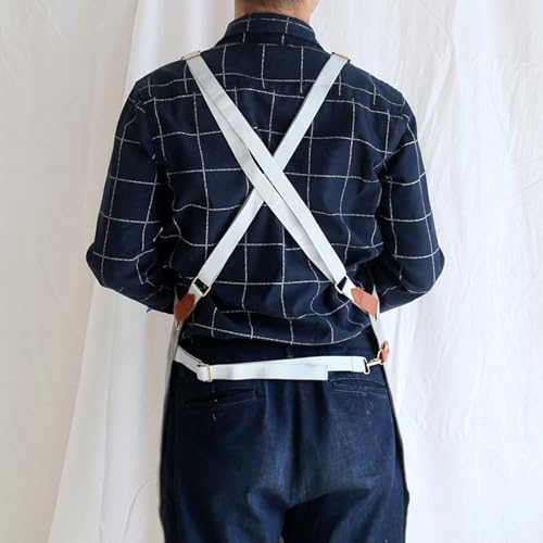 Canvas Aprons for Men Women with Pockets Adjustable Strap Chef Aprons