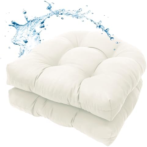 MTMR Outdoor Chair Cushions Set of 2, Patio Furniture Seat Pads
