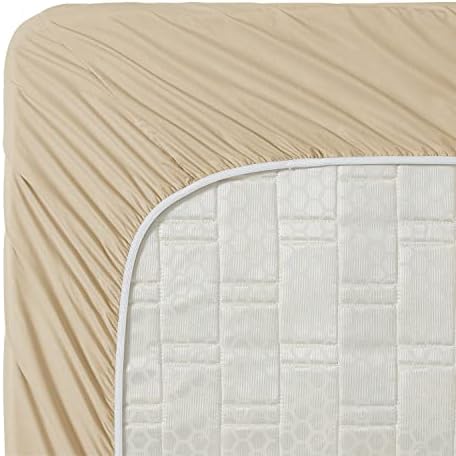 Clara Clark Premier 1800 Collection Full 4PC Bed Linen Set, Beige