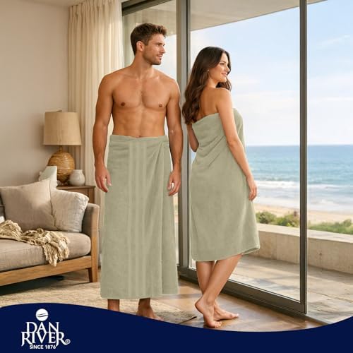 DAN River 2 Pack Bath Sheets Extra Large 35x70, Large Bath Towels for