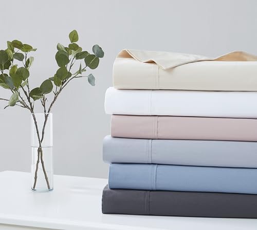 Christian Siriano NY® 300TC Cotton Sateen Dark Grey King 4 Piece Sheet
