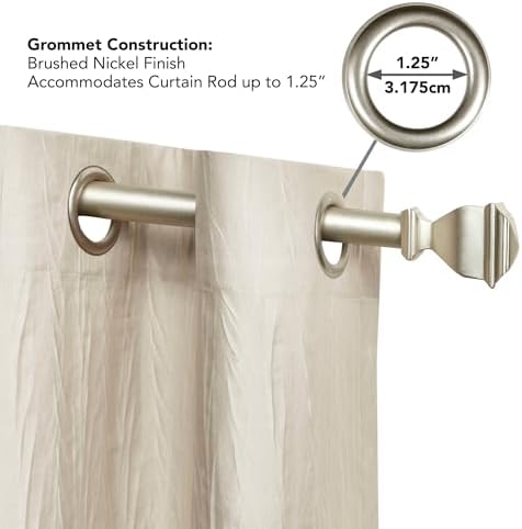 TOWN & COUNTRY BASICS Sohome Lena Modern Texture Curtains, Room