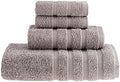 HALLEY Turkish Towels Set (4 Pieces) 650 GSM Highly Absorbent Super