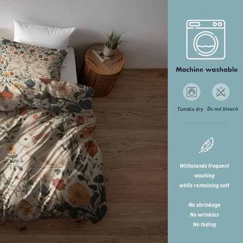 Botanical Duvet Cover King Size 3 Piece