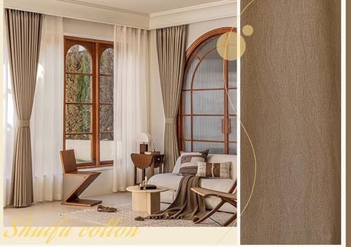 Daesar Window Curtain Bedroom Blackout 72 Inch Length, Hooks Thermal