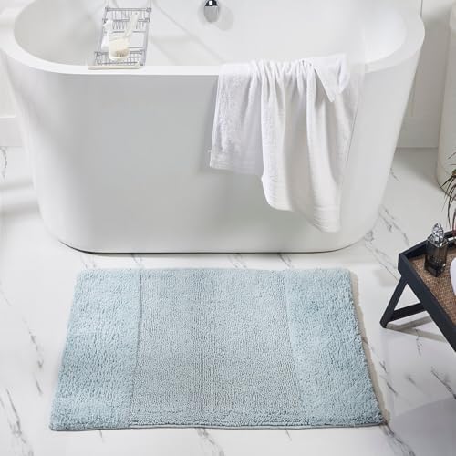 Better Trends 3 Piece Bathroom Rug Set 100% Cotton Non-Slip Washable