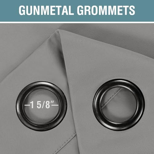 H.VERSAILTEX Blackout Room Darkening Thermal Insulated Grommet Window