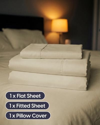 Sleepy Town Twin Size Bed Sheets - 3 Piece - Twin Sheet Set - Extra