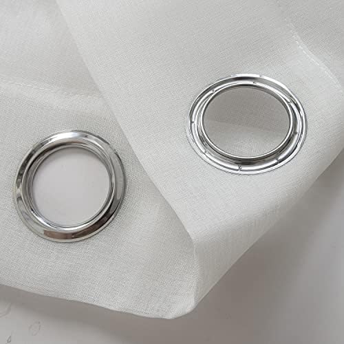 GYROHOME Set of 1 Panel, Semi Sheer Solid Voile Curtain for Living