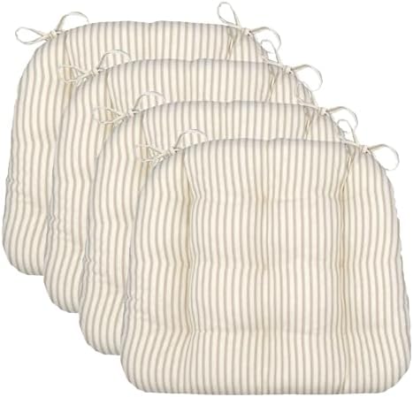 Barnett Home Decor Chair Cushions for Dining Chairs - 15x17 Kitchen