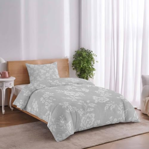 Spring Flowers Duvet Cover Queen Size,Quilt Cover 90"x90" with Zipper
