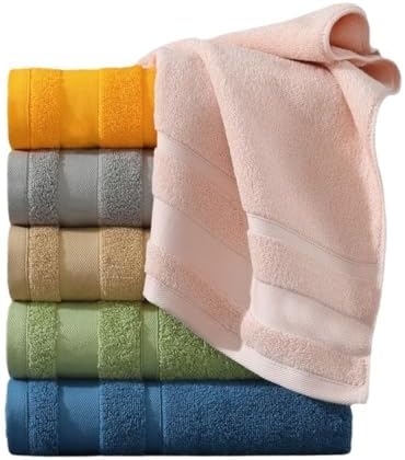 100% Pure Cotton Gift Towel Set – Soft Absorbent Quick Dry Towels with