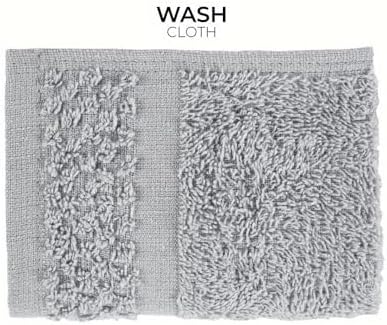 Cotton 10-Piece Towel Set, 100% Cotton Absorbent Towels, Includes 4