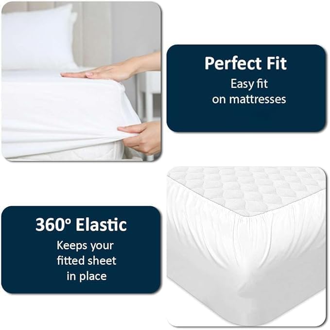Silentnight Top Split King Sheets for Adjustable Bed - 100% Egyptian