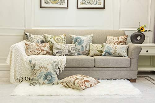 Mika Home Pack of 2 Throw Pillow Covers Decorative Pillow Cases for