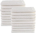 18-Piece Kitchen Bar Mop Dishcloth Set, White