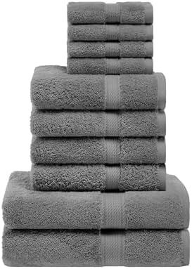 Luxury Heavyweight Egyptian Cotton Towels, Towel Set for Bathroom
