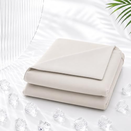 Double-Sided Cooling Comforter Queen Size, Ice Silk Summer Blanket