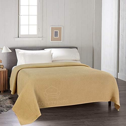 Luxurious 100 percent Combed Cotton Waffle Weave Super Soft, Cozy