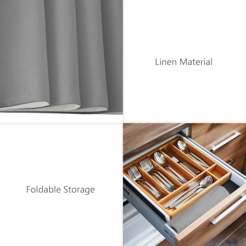 Gray Gradient Placemats Set of 8 Abstract Texture Modern Simple 13x19