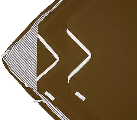 Zip On Fitted Sheet- Includes 1 Fitted Base + 2 Zip Sheet - Won’t Pop